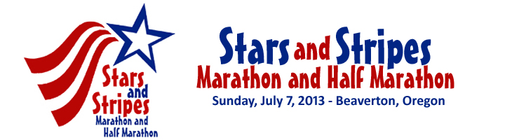 Stars and Stripes Marathon and Half Marathon Logo