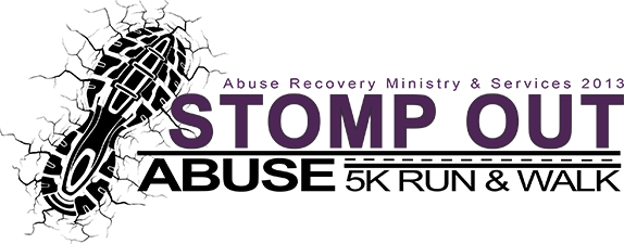 Stomp Out Abuse 5k Logo