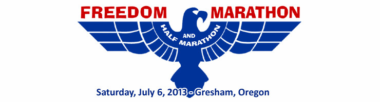 Freedom Marathon and Half Marathon Logo