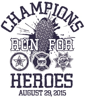 2015 Champions Run for Heroes Logo