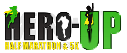 2018 Hero Up Half Marathon and 5K Logo