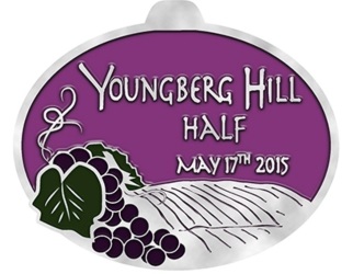 2015 Youngberg Hill Half Marathon, 10K, 5K Logo