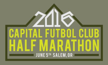 2016 Capital FC Half Marathon, 10K, 5K Logo