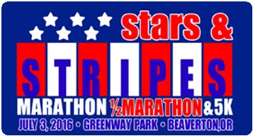 2016 Stars and Stripes Marathon, Half Marathon, 5K Logo