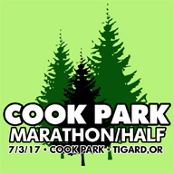 2017 Cook Park Marathon and Half Marathon Logo