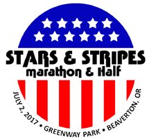 2017 Stars and Stripes Marathon, Half Marathon, 5K Logo