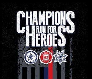 2021 Champions Run For Heroes Logo