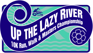 2019 Up The Lazy River 10K and Masters Championships Logo