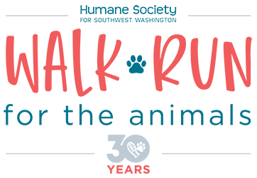 2021 Virtual Walk Run for the Animals 5K Logo