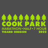 2022 Cook Park Marathon and Half Marathon Logo
