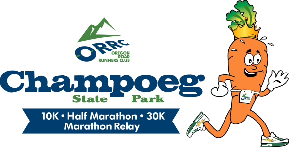 2019 OORC Champoeg 10K/Half/30K/Marathon Relay Logo