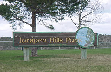 2023 Juniper Hills MS District Championships Logo