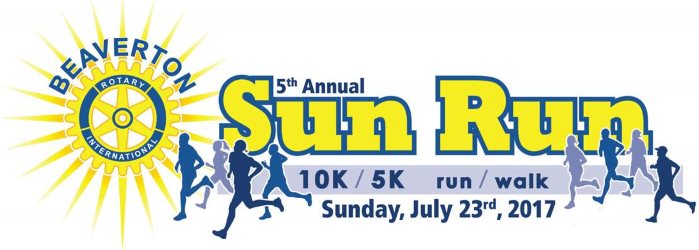 2017 Beaverton Sun Run 10K 5K Logo