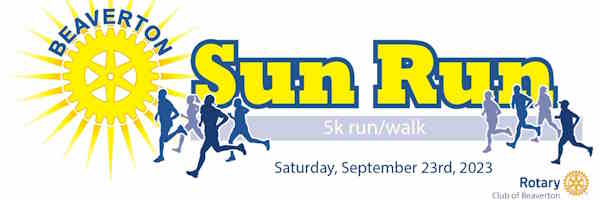 2023 Beaverton Sun Run 5K Logo